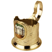 Подстаканник "Летний сад" алюминиевый