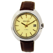 Часы "SEKONDA" экспортные 1 МЧЗ 80-х годов в антимагнитном хромированном корпусе