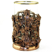 Подстаканник "Виноград" бронзовый обмедненный