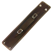 Авторский кожаный ремень для часов "Ленточный"