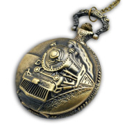 Карманные кварцевые  часы "Паровоз"
