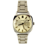 Часы "Ракета" СССР автомат календарные со стальным браслетом