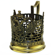 Подстаканник "Орел" бронзовый