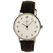 Часы "Луч" СССР экспортные в тонком хромированном корпусе